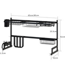 Escurridor modular sobre fregadero
